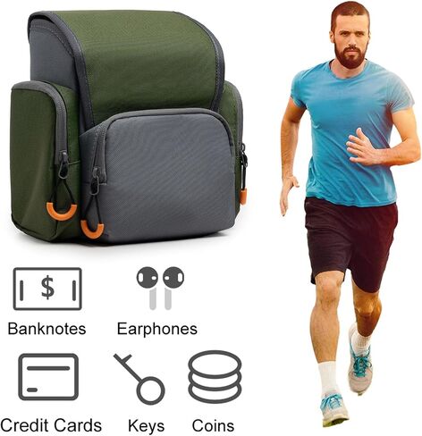 Binocular Harness Chest Pack w/Rangefinder Pouch & Rain Cover (Green) in Kuwait