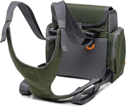 Binocular Harness Chest Pack w/Rangefinder Pouch & Rain Cover (Green) in Kuwait