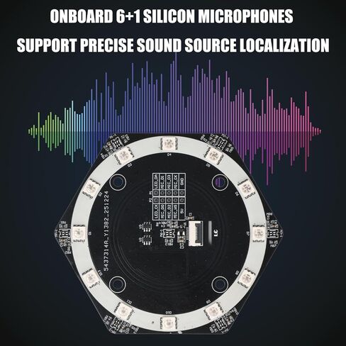 Compactly 6+1 Mics Array Development Board for DSP in Kuwait