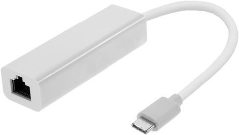 JSER USB-C Type C USB 3.1 Male to 100Mbps Ethernet Network LAN External Adapter for Laptop in Kuwait