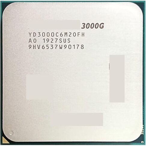 CPU 3000G X2 3000G 3.5 GHz Dual-Core Quad-Thread CPU Processor YD3000C6M2OFH Socket AM4 in Kuwait