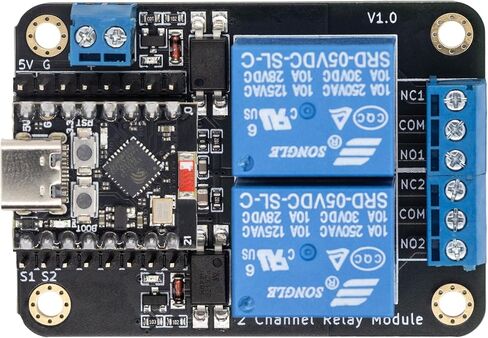 ESP32-C3 Relay Module, 2-Channel Low-Level Trigger Board in Kuwait