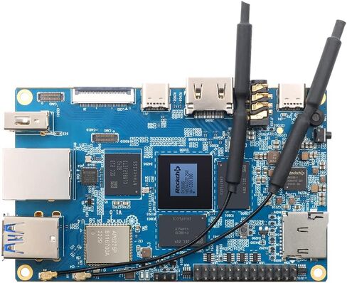 Orange Pi 5B 4GB/8GB/16GB LPDDR4/4X Rockchip RK3588S 8-Core 64 Bit Single Board Computer with Onboard 32GB eMMC Flash, Run Linux/Debian/Ubuntu/Android OS(4GB+32GB) in Kuwait