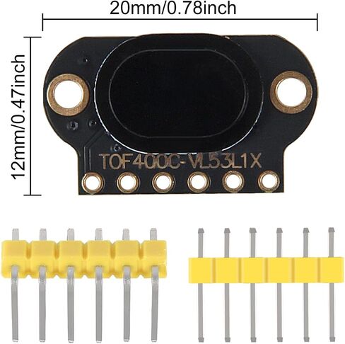 5PCS TOF400C VL53L1X 4M Laser Ranging Sensor Module TOF Time-of-Flight Distance IIC Output for Arduino STM32 in Kuwait