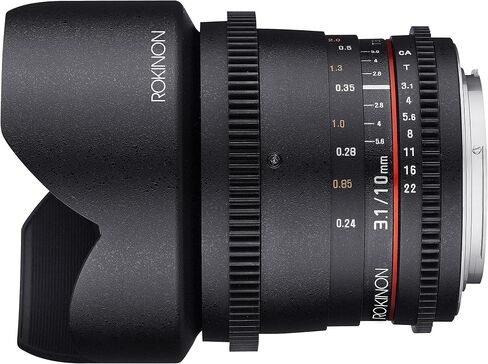 Rokinon DS10M-C 10mm T3.1 Cine Wide Angle Lens for Canon EF-S Digital SLR (Renewed) in Kuwait