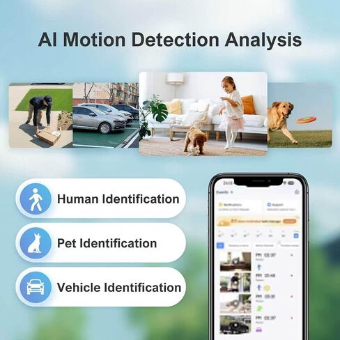 4MP 2K Window Security Camera for Home Monitoring, Indoor Camera in Kuwait