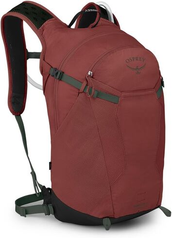Osprey Sportlite 20L Lightweight Hiking Backpack with Hydraulics Reservoir for Men and Women, Acorn/Bonsai in Kuwait