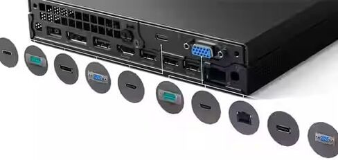 Lenovo ThinkCentre M90Q Tiny Desktop Computer - Win11 Mini PC - Intel Core i5-10500T, 16GB RAM, 256GB SSD, Ultra-Quiet Design, 2-Monitor Support 4K, WiFi, BT (Renewed) in Kuwait