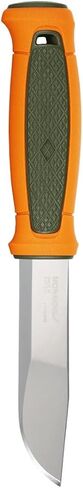 Morakniv Kansbol Hunting S Fixed Blade Knife, Stainless Steel Blade, Olive Green/Burnt Orange in Kuwait