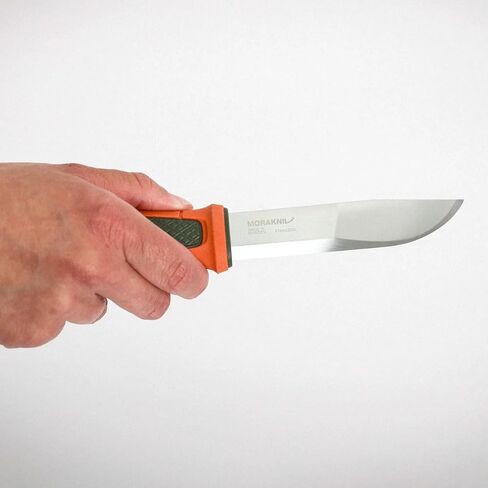 Morakniv Kansbol Hunting S Fixed Blade Knife, Stainless Steel Blade, Olive Green/Burnt Orange in Kuwait