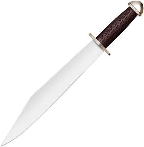 Cold Steel Sax Knife with Leather Sheath, Chieftan's Sax, One Size in Kuwait