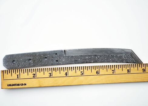 Damascus Classic Tanto Hunting Blank Blade Knife Knives Japanese Samurai High Carbon Steel Custom Making in Kuwait