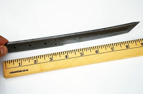 Damascus Classic Tanto Hunting Blank Blade Knife Knives Japanese Samurai High Carbon Steel Custom Making in Kuwait