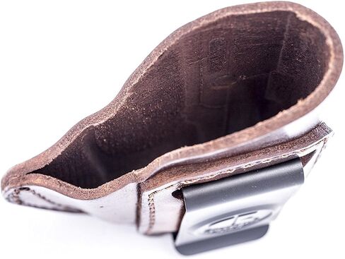 OUTBAGS USA LS4 Full Grain Leather IWB Holster for Ruger LCP, LCP II, and LCP MAX .380 - Concealed Carry Gun Holster Handcrafted in USA - Right Hand, Brown in Kuwait