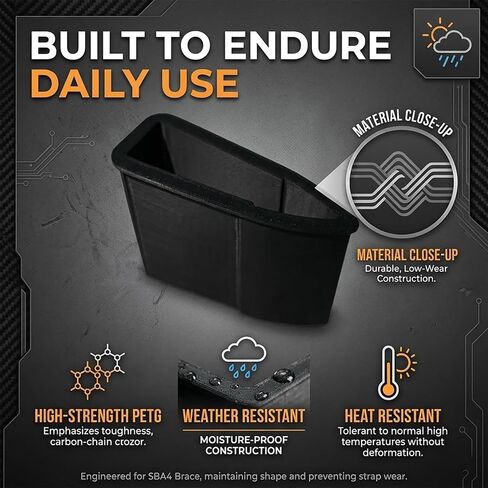 SBA4 Shape Maintainer Storage Plug for SB Tactical Brace, Black in Kuwait