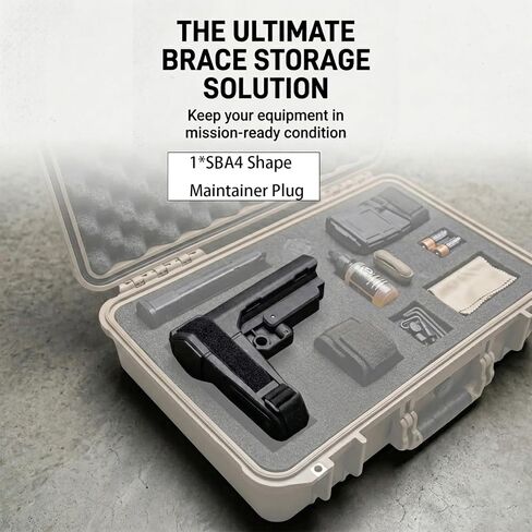 SBA4 Shape Maintainer Storage Plug for SB Tactical Brace, Black in Kuwait