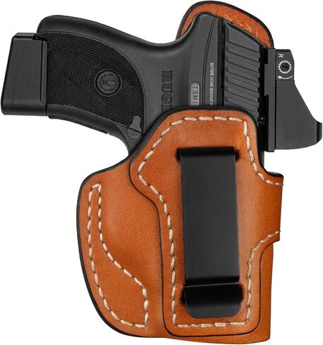 Leather IWB Holster for Ruger LCP, LCP II & LCP MAX, Optic Ready in Kuwait