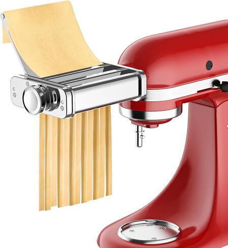 HOZODO 3-in-1 Pasta Attachment for KitchenAid Stand Mixer, Stainless Steel in Saudi Arabia