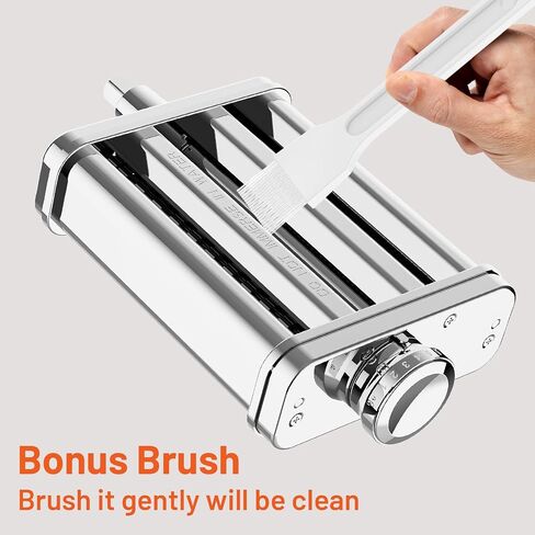 HOZODO 3-in-1 Pasta Attachment for KitchenAid Stand Mixer, Stainless Steel in Saudi Arabia