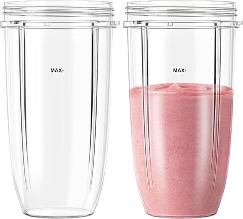 Pure Realm 32oz Blender Cups for NutriBullet 600W & 900W Blender Systems in Saudi Arabia