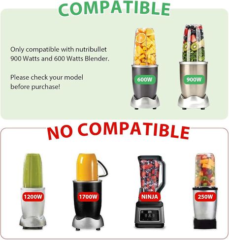 Pure Realm 32oz Blender Cups for NutriBullet 600W & 900W Blender Systems in Saudi Arabia