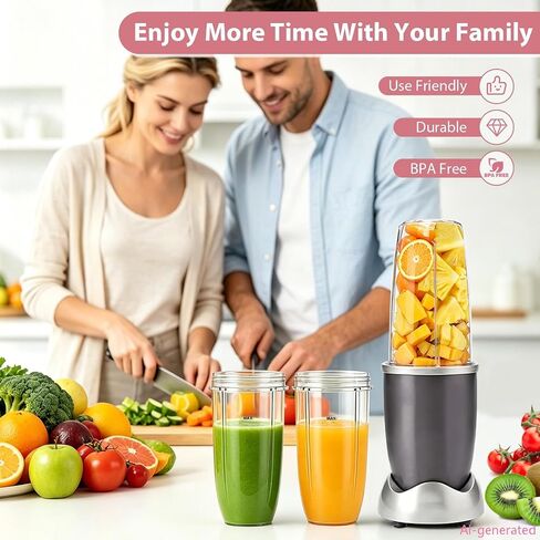 Pure Realm 32oz Blender Cups for NutriBullet 600W & 900W Blender Systems in Saudi Arabia
