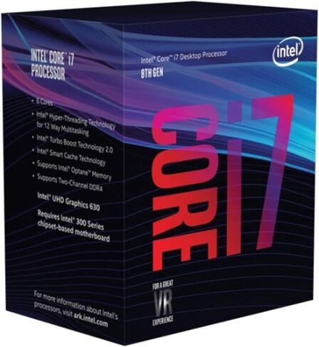 Intel CM8068403358316 Core i7-8700 Hexa-core (6 Core) 3.2GHz Processor Socket H4 LGA-1151OEM Pack in Kuwait