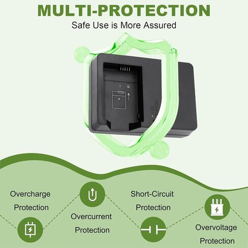MH-32 Battery Charger for EN-EL25 ENEL25 EN-EL25a Battery Compatible with Z50 Z 50 Z30 Z 30 Zfc Z fc Z50II Digital SLR Camera in Kuwait