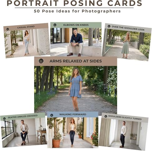 Senior and Portrait Photography Posing Cards, Photographer Guide in Kuwait