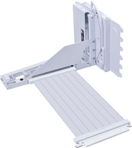 LIANLI PCIe 5.0 Compatible GPU Vertical Standing Kit, LL-VG4-5-V4W, White, 7.9 inches (200 mm) Cable, Built-in ARGB Illumination Function, Authorized Dealer in Japan in Kuwait