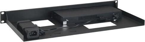 Rackmount.IT RM-SW-T8 Rack Mount Kit for SonicWall SWS12-8 and SWS12-8POE – 1U, Front Ports, Fixed Power Bracket, Black Steel (RM-SW-T8) in Kuwait