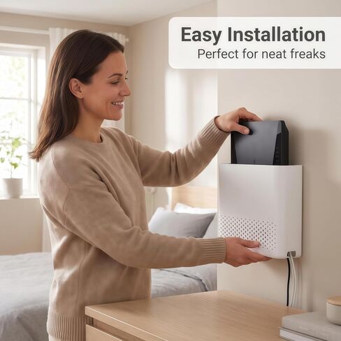 Wall Mounted Router Storage Box, Cable Management Box for Router in Kuwait