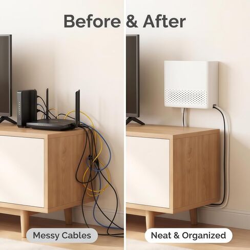 Wall Mounted Router Storage Box, Cable Management Box for Router in Kuwait