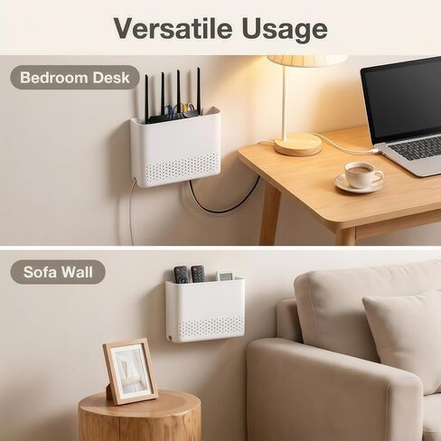 Wall Mounted Router Storage Box, Cable Management Box for Router in Kuwait