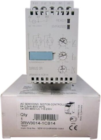 SMOCONE 1 Pcs 3RW3014-1CB14 New in Box 3RW30141CB14 Expediated in Kuwait
