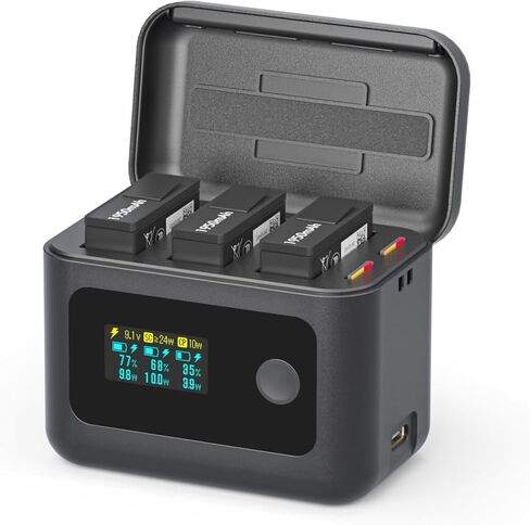 Charging Box for DJI OSMO 360/Action6/5Pro/Action4/3 Charger Hub Charger Power USB-C Battery Accessories in Kuwait