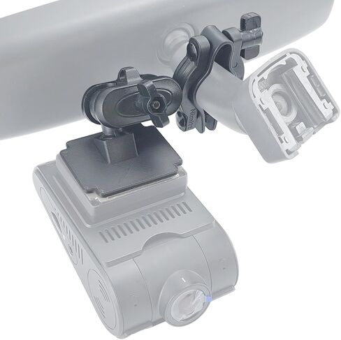 Rearview Mirror Mount Bracket for Dash Cam, Adjustable Clamp Holder with Adhesive Base Plate in Kuwait