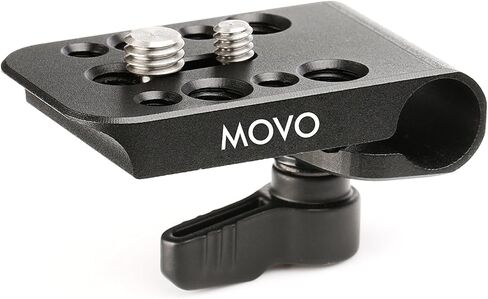 Movo CAB1000 15mm Modular Rod Clamp Adapter - Mounts Cameras, Monitors, Recorders to Rigs with Multiple .25" and .375" Male, Female Mounting Threads (3 Pack) in Kuwait
