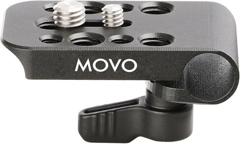 Movo CAB1000 15mm Modular Rod Clamp Adapter - Mounts Cameras, Monitors, Recorders to Rigs with Multiple .25" and .375" Male, Female Mounting Threads (3 Pack) in Kuwait