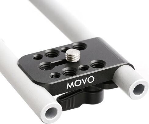 Movo CAB1000 15mm Modular Rod Clamp Adapter - Mounts Cameras, Monitors, Recorders to Rigs with Multiple .25" and .375" Male, Female Mounting Threads (3 Pack) in Kuwait