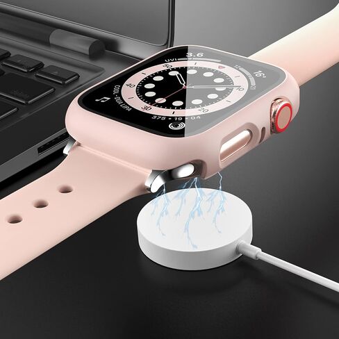 14 Pack Apple Watch Case with Tempered Glass Screen Protector for Apple Watch Series 9/8/7 45mm,Anotch Full Coverage Hard PC Protective Cover HD Ultra-Thin Bumper for iWatch 9/8/7 45mm Accessories in Kuwait
