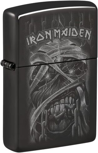 Zippo Iron Maiden Mummy Design High Polish Black Pocket Lighter - Made in USA in Kuwait