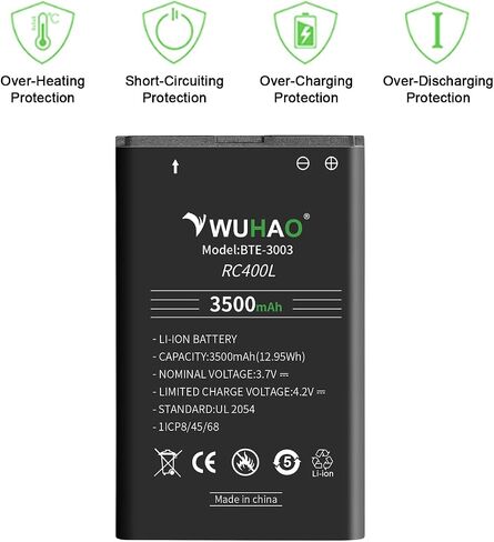 WUHAO BTE-3003 Replacement Battery Upgraded [3500mAh] for Verizon Orbic Speed Mobile Hotspot RC400L Battery in Kuwait