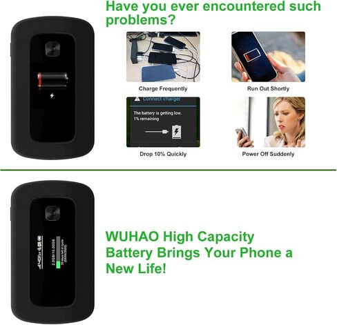 WUHAO BTE-3003 Replacement Battery Upgraded [3500mAh] for Verizon Orbic Speed Mobile Hotspot RC400L Battery in Kuwait