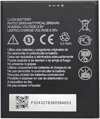 New Upgrade Li3826T43P4h705949 Battery for Consumer Cellular ZTE Avid 579 Z5156CC[0 Cycle] - 3.8V Li-Ion Replacement Battery in Kuwait
