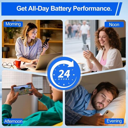 Battery Replacement for iPhone 16 Plus 5100mAh New 0 Cycle High Capacity Li-Polymer Battery for iPhone 16 Plus with Full Tool Kit Model A3082 A3289 A3291 A3290 in Kuwait