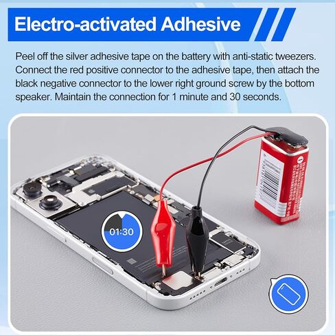 Battery Replacement for iPhone 16 Plus 5100mAh New 0 Cycle High Capacity Li-Polymer Battery for iPhone 16 Plus with Full Tool Kit Model A3082 A3289 A3291 A3290 in Kuwait