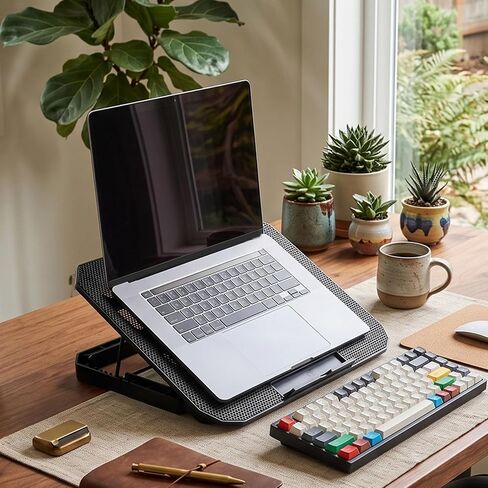 Laptop Cooling Stand Dual Quiet Fans in Kuwait