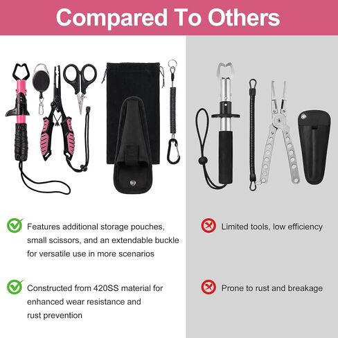Fishing Tool Kit for Women,Ice Pink in Kuwait
