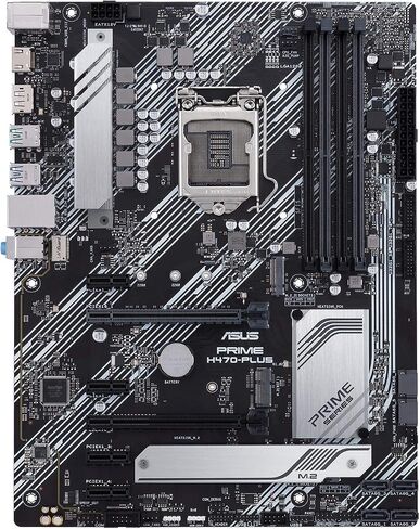 ASUS Prime H470-PLUS/CSM LGA1200 (Intel® 10th Gen) ATX Commercial Motherboard (8 Power Stages, HDMI, DisplayPort, Dual M.2, Intel LAN, USB 3.2 Gen 2 Type-C®, Thunderbolt™ 3 Support) in Kuwait